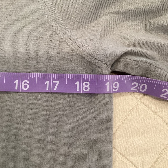 Theory Men’s Wool Blend Long-Sleeve‎ Polo Sweater in Light Gray - Large - Picture 5 of 10